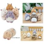 はむにぎり　おもち　きなこ　みたらし　ごまきち　　マスコット　　ハムスター　 マスコット　ぬいぐるみマスコット　ぬい活　癒し　リラックス