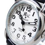 IL BISONTE/イルビゾンテ 9410 腕時計/黒革ベルト クオーツ ホワイト文字盤 レディース