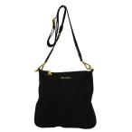 PRADA/プラダ ショルダーバッグ ナイロン/サフィアーノレザー ブラック ユニセックス