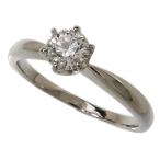 12.5号 ダイヤモンド(当店推定F-VS-VG程度) 0.373ct リング・指輪 Pt950プラチナ 3.8g レディース