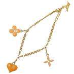 Yahoo! Yahoo!ショッピング(ヤフー ショッピング)LOUIS VUITTON/ルイ・ヴィトン ブレスレット ブラスレ・スウィートモノグラム GP 10.0g 18〜20cm M65748 ゴールド/オレンジ レディース