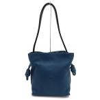 LOEWE/ロエベ フラメンコ ノット スモール 261815 2WAY ショルダーバッグ/ラムレザー ブルー レディース