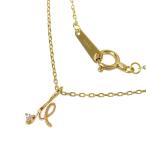 Yahoo! Yahoo!ショッピング(ヤフー ショッピング)agete/アガット イニシャルM 1P ダイヤモンド ネックレス K10ゴールド 0.9g 40cm レディース
