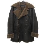 DOLCE&amp;GABBANA Napoleon мутоновое пальто 06 год AW Ran way коллекция полупальто овчина Brown мужской 