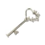 Yahoo! Yahoo!ショッピング(ヤフー ショッピング)キーモチーフ ダイヤモンド 計0.10ct ペンダントトップ K18WGホワイトゴールド 1.3g レディース