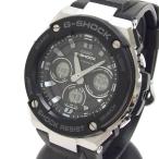 Yahoo! Yahoo!ショッピング(ヤフー ショッピング)CASIO/カシオ G-SHOCK G-STEEL GST-W300　 Gスチール 腕時計 ステンレススチール/樹脂系 ソーラー電波 黒文字盤 メンズ