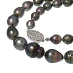 Yahoo! Yahoo!ショッピング(ヤフー ショッピング)黒蝶真珠（バロックパール） ネックレス シルバー 53.3g 45cm レディース