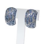 Yahoo! Yahoo!ショッピング(ヤフー ショッピング)Christian Dior/クリスチャンディオール トロッター バネ式 イヤリング メタル 17.1g ブルー レディース