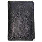 LOUIS VUITTON/ Louis * Vuitton бур nai The -*duposhu монограмма * Eclipse M61696 футляр для карточек черный мужской 
