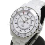 CHANEL/シャネル J12 H2126 GMT ※ベゼル新品交換 腕時計 ホワイトセラミック 自 ...