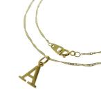 Yahoo! Yahoo!ショッピング(ヤフー ショッピング)Aモチーフ ネックレス K18ゴールド 1.1g 40cm レディース