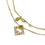 Givenchy/ジバンシー ネックレス GP/透明石 2.7g 41cm レディース