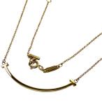 TIFFANY&amp;Co./ティファニー ネックレス Ｔスマイル スモール K18ゴールド 2.9g 46cm レディース
