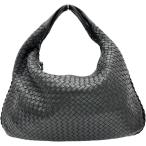 ショッピングヴェネタ BOTTEGAVENETA/ボッテガヴェネタ 115654 イントレチャート ホーボー ワンショルダー ショルダーバッグ レザー ブラックレザー/ゴールド金具 レディース