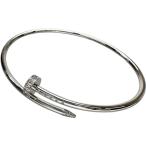 CARTIER/カルティエ ジュストアンクル スモール 現行 ダイヤモンド ブレスレット K18WGホワイトゴールド 9.1g B6084017 #16 レディース