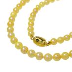 Yahoo! Yahoo!ショッピング(ヤフー ショッピング)染め アコヤ真珠 （染め） 約5.5〜5.9mm程度 ネックレス シルバー/GP 19.8g 43cm レディース