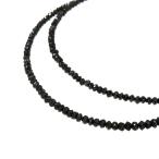 Yahoo! Yahoo!ショッピング(ヤフー ショッピング)一連 ブラックダイヤモンド 計20.00ct ネックレス K18WGホワイトゴールド 5.1g 44cm ユニセックス