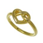 7号STAR JEWELRY/スタージュエリー ハートデザイン リング・指輪 K18ゴールド 2.9g レディース