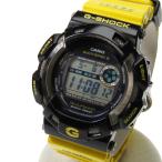CASIO/カシオ G-SHOCK/ジーショック ガルフマン イルカクジラ GW-9102K-1JR 腕時計 樹脂系/チタン ソーラー電波 ブラック/イエロー メンズ