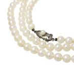 Yahoo! Yahoo!ショッピング(ヤフー ショッピング)【三越ジュエリー】 ロング アコヤ真珠 約5.4〜5.9mm程度 ネックレス シルバー 34.6g 74cm レディース