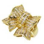 13号Ponte Vecchio/ポンテヴェキオ リボン ダイヤモンド 計1.16ct リング・指輪 K18ゴールド 12.0g レディース