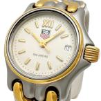 TAG HEUER/タグホイヤー 200m S05.008M 腕時計 GP/ステンレススチール クオーツ クリーム文字盤/シルバーゴールドコンビベルト レディース