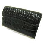  кошелек для мелочи . двоякое применение [hen заем производства ] сияющий обработка футляр для карточек крокодил ALGAE( темно-зеленый ) унисекс 