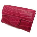  кошелек для мелочи . двоякое применение [hen заем производства ] коврик обработка футляр для карточек крокодил IBIZA(f- автомобиль розовый серия ) унисекс 