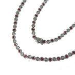 ルビー 計2.00ct ダイヤモンド 計1.00ct ネックレス Pt900プラチナ 29.2g 42cm レディース
