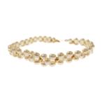 Yahoo! Yahoo!ショッピング(ヤフー ショッピング)ミラーボール 淡水真珠 ブレスレット K18ゴールド 7.8g 17.6cm レディース