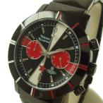 Yahoo! Yahoo!ショッピング(ヤフー ショッピング)Vivienne Westwood/ヴィヴィアンウエストウッド VW-2352  クロノグラフ 腕時計 ステンレススチール クオーツ 黒×白×赤 メンズ