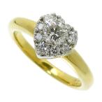 11号Sonia Rykiel/ソニアリキエル ダイヤモンド 0.318ct ダイヤモンド(脇石) 計0.22ct リング・指輪 K18ゴールド/Pt900プラチナ 4.8g レディース