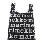 Yahoo! Yahoo!ショッピング(ヤフー ショッピング)marimekko/マリメッコ スマートバッグ　マリロゴ エコバッグ ポリエステル 黒×白 レディース