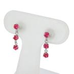 Yahoo! Yahoo!ショッピング(ヤフー ショッピング)3連 ピンクスピネル ピアス K14WGホワイトゴールド 0.５g レディース