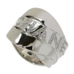 17号CHANEL/シャネル ボルディックリング ロゴ ダイヤモンド リング・指輪 K18WGホワイトゴールド 16.9g レディース