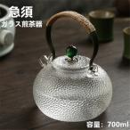 急須 おしゃれ ガラス 耐熱 急須 丸 700ml 耐熱ガラス 透明 茶器 和風 ガラス煎茶器 茶道用品 工芸品 お茶会 電子レンジ加熱可能