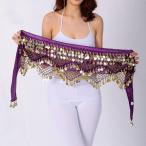シンプル 13colors Belly Dance　ベリーダンス おしゃれ ヒップスカーフ ベリーダンス コインスカーフ エレガンス ベリーダンス衣装