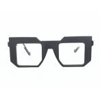 [ ヴァヴァ BLACK LABEL BL0011 BLACK MATT 未使用品（S） ] VAVAの正方形フレ