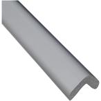 TRUSCO(トラスコ) 安心クッション L字型 特大 1本入 ライトグレー TAC-144 駐車場 クッション コーナー ガード 緩衝 ゴム