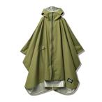 [KIU] ポンチョ Kiu RAIN Poncho-Daily 08.カーキ FREE