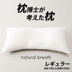 枕 ピロー 肩こり 横向き 横向き対応 寝返り 洗える 大きい 高さ調整 首こり 安眠枕 快眠枕 ナチュラルブレス レギュラー クリスマス