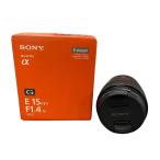 SONY E 15mm F1.4 G