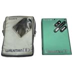 #SONY WALKMAN DD WM-DD зеленый корпус с футляром электризация подтверждено портативный кассетная магнитола Sony музыка 