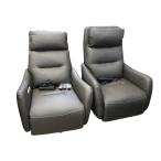 #nitoli электрический наклонный стул 2 ножек комплект 4 motor LE01-2 DBR электрический диван рабочее состояние подтверждено царапина загрязнения есть 