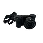 ■ SONY α6000 ILCE-6000 SELP1650 パワーズームレンズキット ブラック ミラーレス一眼 カメラ セット