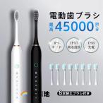 電動歯ブラシ 音波歯ブラシ usb充電式 替えブラシ8本 ナノ歯ブラシ 6つモード 大人 高速振動 静音設計 IPX7防水 タイマー機能 水洗い 爆買