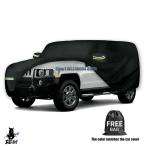ショッピング2009年 【互換品】 ハマーH2 SUV 2002-2009年式（ブラック）190T防水カーカバー カスタムヘビーデューティー防水 全天候型保護 屋外