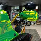 バイクハンドシールドガードハンドルハンドガードプロテクターハーレーツーリングロードグライド限定-FLTRK CVO/SE-FLTRXSE 2021-2023用