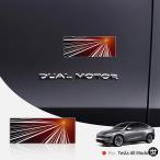 YZ テスラ モデル3 Y S X ハイランド ジュニパー テールマーク 高性能車両ラベルバッジ クリエイティブ装飾ステッカー カスタム