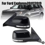 ショッピング2011 フォード エクスプローラー 2011-17- 2019 用カーサイドミラー リアビューウィンカーライト ヒーター付きミラーアセンブリ